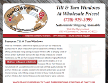 Tablet Screenshot of europeantiltturnwindows.com